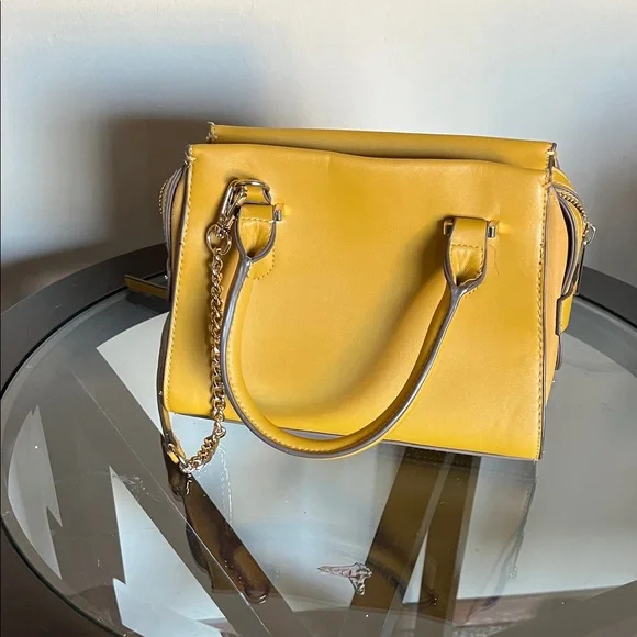 Yellow Leather Handbag - Picture 2 of 2